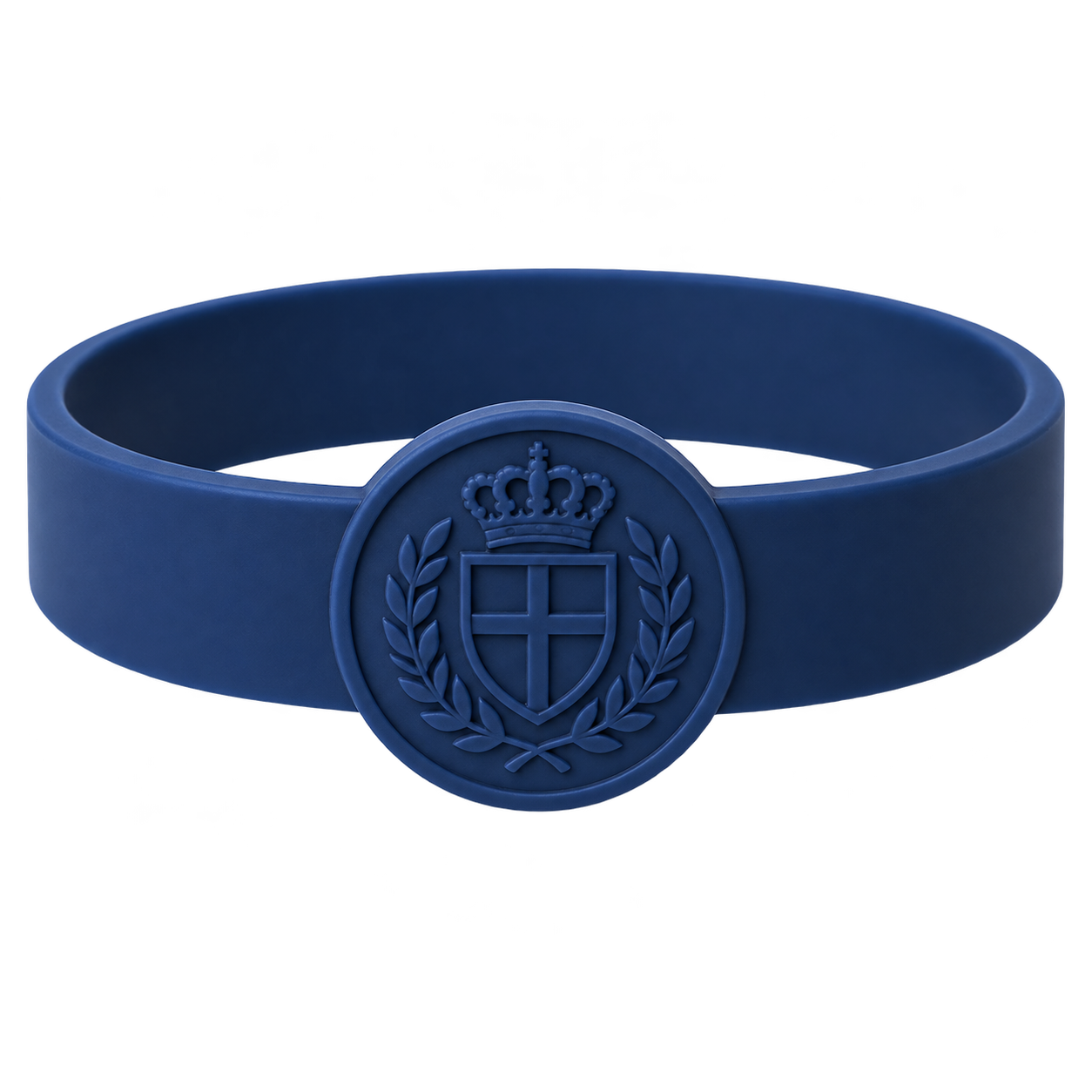 Pulseira com brasão circular
